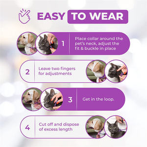 <span class=keywords><strong>Collar</strong></span> calmante de aceite impermeable ajustable de tendencia de nuevo producto, <span class=keywords><strong>collar</strong></span> de control antiladridos para perros y gatos - Product Image 4