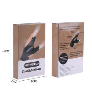 Gants lumineux LED étanches avec recharge USB en stock pour la pêche nocturne, les réparations d'urgence, <span class=keywords><strong>lampe</strong></span> à doigts en alliage d'aluminium - Product Image 3