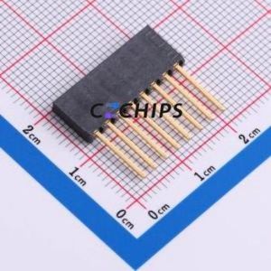 SSQ-108-03-G-S Pin Socket Through hole Component (THT),P=2.54mm Connector 2.54mm Through Hole Single Row 8P - Product Image 2