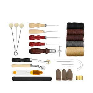 Näh werkzeuge DIY Leder Bastel werkzeuge Hand gefertigtes Leder Werkzeugset 46 Modelle 28-teiliges Set
