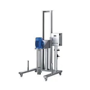 Mixer emulsifier geser tinggi pabrik pengaduk mesin otomatis cpsmetic laboratorium termogenized emulsifier