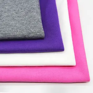 Fabricant vente en gros tissu tricoté en coton sergé double face pour sweats à capuche sweat-shirt