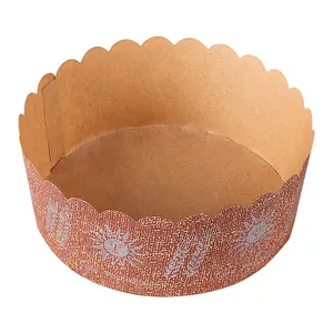 Круглая бумажная форма для выпечки, одноразовые формы для выпечки, безопасные бумажные коробки для выпечки, идеально подходит для кексов или мини-закусок