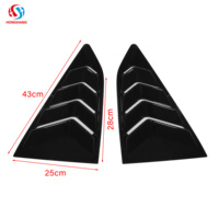 Couvre-ventilations latérales noires brillantes en ABS pour Chevrolet Camaro Sport Style 2016-2023
