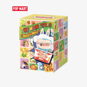 POPMART Originale al 100% - Edizione Ufficiale della Serie Monsters Wacky Mart - Portachiavi alla Moda, Bambola <span class=keywords><strong>di</strong></span> Peluche, Blind Box - Product Image 1