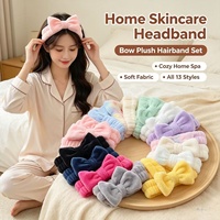 Diademas de Belleza Populares Antideslizantes con Lazo Grande, Lindas para Maquillaje, Set Completo para Mujeres y Niñas, Accesorio de Estilismo Cosmético