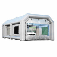 Cabine de peinture gonflable PVC/Oxford bon marché avec ventilateur pour voiture ou moto