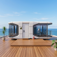 Capsule spatiale modulaire toutes saisons, unité préfabriquée durable pour l'hébergement des travailleurs, les camps et les projets sur sites isolés