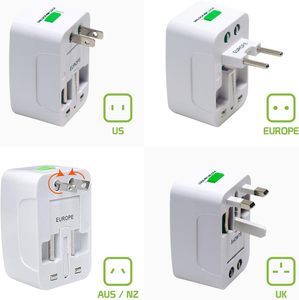 Adaptador de corriente <span class=keywords><strong>universal</strong></span> portátil mundial, convertidor de enchufe todo en uno enchufe de cargador de pared de viaje internacional fuera del país - Product Image 3