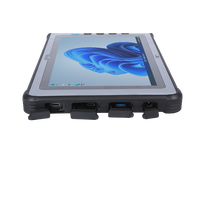 PC Industrial de 12 Pulgadas con Windows 11, IP67, NFC, 1000nit, Legible Bajo la Luz Solar, RS422, RS232, para Trabajo de Campo, IoT Industrial, Batería Extraíble