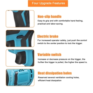 Bộ dụng cụ điện đa năng 18 món 21V, pin Lithium không chổi than, sạc lại được, dùng cho ô tô, điện, không dây, đa chức năng - Product Image 4