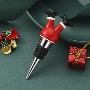 Christmas <b>Wine</b> <b>Stopper</b> Plastic Bottle Seal Holiday Decor Gift For Party - Product Image 4