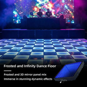 Pista de Baile LED 3D Magnética Super Blue con Efecto Abismo Mágico para Juegos Infantiles, Cubo Mágico, Cuerdas de Caramelo, Arcoíris, Control Remoto a Batería - Product Image 1