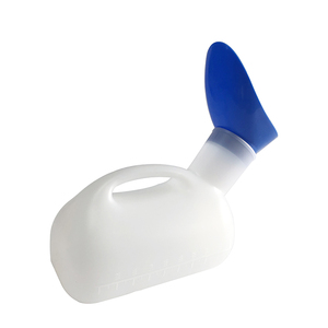 Reusable for Men and Women Standing <strong>Male</strong> Plastic White Large Capacity <strong>Urine</strong> Travel <strong>Bottle</strong> With Funnel - Product Image 3