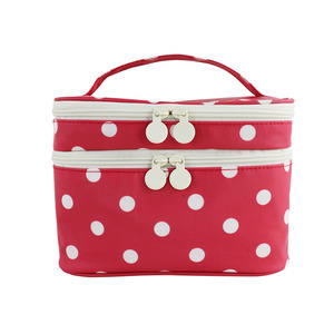 Fashion Waterproof Custom Logo Ladies PU Leather Toiletry <b>Bag</b> Pink Wash <b>Bag</b> Pouch Travel Makeup Beauty Cosmetic <b>Bag</b> - Product Image 3