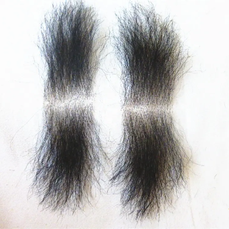 100% Rambut Manusia Buatan Tangan Transparan Dasar Renda Rambut Ketiak Indah