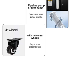 Vanace อุปกรณ์กู้คืนจากกีฬาพร้อม1HP ยูวีโอโซนท่อปั๊มน้ำเย็นแช่อ่างอาบน้ำน้ำแข็งในตัว - Product Image 5