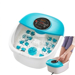 Einfach zu Bedienende Fußbad-Massage-Maschine mit Sprudelmassage-Rollen und Badesalz-Kräuter-<span class=keywords><strong>Bok</strong></span> zur Fußentspannung - Product Image 4
