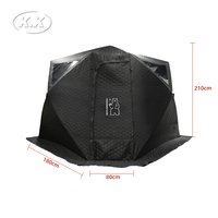 Carpa de Sauna Portátil Kawagebo Kamp (KK) para Exteriores, 420D Oxford |   Carpa Grande con Calefacción a Vapor para 4-6 Personas con Estufa de Leña