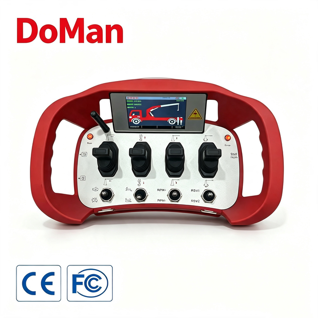 Industrial Wireless Remote Control for Crane Equipment Construction HBC Scanreco Hetronic Danfoss CE FCC