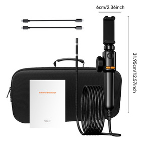 Industrial Endoscope 1000mm 8mm Probe 360 Degree Rotation IP67 Waterproof For Car Pipeline Inspection With Phone Computer - Product Image 5