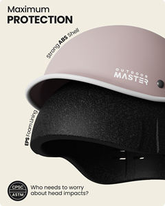 Casco Deportivo Multiusos OutdoorMaster Mate ABS - Tallas S/<span class=keywords><strong>M</strong></span>/L/XL para Patinete, Patinaje y Ciclismo, Casco de Patinaje - Product Image 2