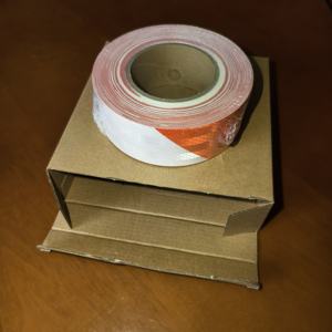 Marcado reflectante de camión de 5cm x 45,7 m, señales de tráfico <span class=keywords><strong>reflectantes</strong></span> de alta intensidad para remolque, Material reflectante de marcado de tráfico - Product Image 5