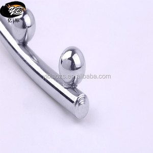 Multiboard quần áo treo slatwall móc nhiệm vụ nặng nề hiển thị <span class=keywords><strong>Hooks</strong></span> 7-bead kim loại cầm tay móc để hiển thị - Product Image 6