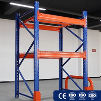 Étagère de stockage robuste pour entrepôt, en acier Q235B, pour hubs de distribution 3PL avec boulons d'ancrage au sol