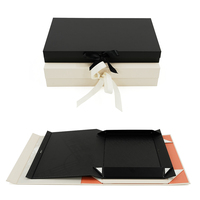 Caja de Embalaje Magnética Plegable al por Mayor, Caja de Regalo Rígida Plegable con Impresión de Marca Personalizada para Productos de Cuidado de la Piel y Ropa