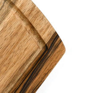 Professional Acacia <b>Wood</b> Chopping Board Juice Groove Cutting Vegetables Meat Bamboo Kitchen Restaurant Accessory Any Space Gift - Product Image 5