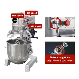 1400W Multifunction 5 In 1 Stand Mixer Baking Commercial Bakery Bread Dough Mixer hold Food Mixers With Accessories