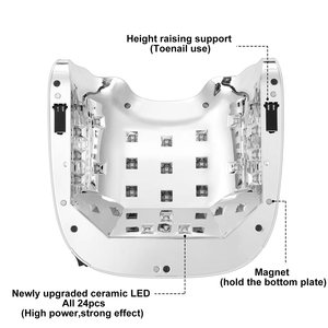 Cmnail Chuyên Nghiệp 80W Ánh Sáng Chữa Gel Nail Nghệ Thuật Công Cụ Salon Bảng Làm Móng Tay Máy Mặt Trời <span class=keywords><strong>UV</strong></span> Máy Sấy Móng Tay <span class=keywords><strong>UV</strong></span> LED Nail Đèn - Product Image 4