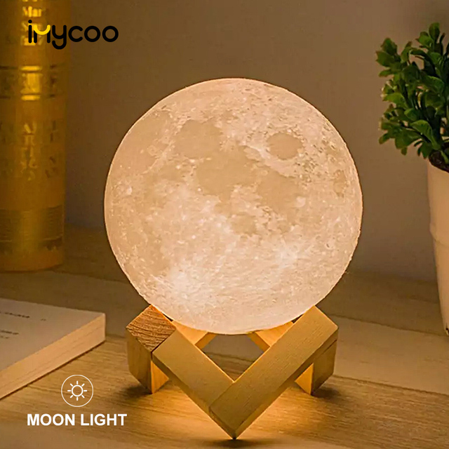 IMYCOO Mini LED Moon Light Rechargeable Sunset Lamp Projector for Bedroom Wholesale with USB Application