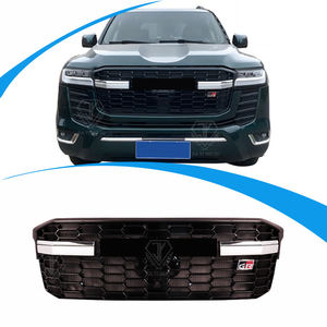Pour <span class=keywords><strong>2022</strong></span> + Toyota <span class=keywords><strong>Land</strong></span> <span class=keywords><strong>Cruiser</strong></span> 300 LC300 Auto pare-chocs avant calandre G-R argent Style Kit de carrosserie accessoires ABS <span class=keywords><strong>prix</strong></span> usine mise à niveau - Product Image 1