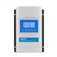 Regulador de Carga Solar MPPT Serie PLC 30A 40A, Controlador de Carga Solar Automático, Suministro al por Mayor