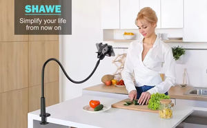 Soporte Flexible para Tablet con Cuello de Cisne Giratorio 360°, Brazo Largo de Plástico, Apto para iPhone y iPad - Product Image 4