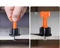 Clips de nivellement de carreaux réutilisables, entretoises de carreaux en acier remplaçables pour l'installation de carreaux muraux et de sol