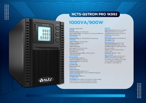 -QSTROM <span class=keywords><strong>PRO</strong></span> 1K992 1kVA 900W Onduleur à double conversion en ligne avec contrôle numérique complet <span class=keywords><strong>UPS</strong></span> 220/230/240V Entrée 110-300V - Product Image 4