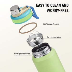 YATAI Sports Stainless Steel Double Wall Vacuum Insulated Leak-Proof BPA Free Tumbler <b>Flask</b> Handle Lid Drinkware - Product Image 3