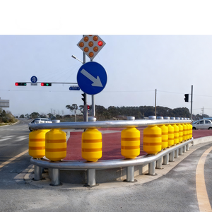 รั้วกั้นถนนแบบกลิ้ง EVA PU PVC สำหรับความปลอดภัยบนทางหลวง - Product Image 1