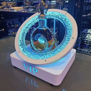 Logotipo personalizado LED luz brillante iluminado VIP soporte de exhibición estante presentador portador zócalo botella de whisky glorificador para cerveza vino - Product Image 5