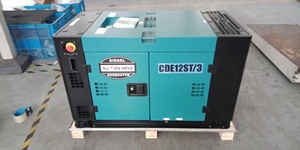 12kva 10KW 50/60Hz 12V DC im lặng làm mát bằng nước Diesel giá Máy phát điện - Product Image 5
