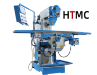 Nouvelle fraiseuse CNC à tête rotative universelle X6436 robuste avec rails de guidage rigides motorisés 220V pour la découpe horizontale du métal