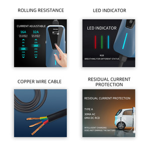 Caricatore EVSE Portatile WGYAP Tipo 2 GBT Livello 2, Nuovo Caricatore Domestico per <span class=keywords><strong>Volkswagen</strong></span> <span class=keywords><strong>ID</strong></span>.4, Ricambi Auto - Product Image 3