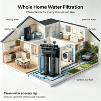 Cartouche filtrante PP ACF Polyphosphate haute efficacité pour filtration de toute la maison, contrôle de la calcaire, protection des appareils électroménagers, OEM ODM
