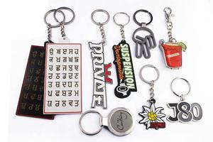 Wholesale Custom Metal Keychains with <b>Car</b> Logo Promotional Name Letter <b>Keychain</b> - Product Image 5