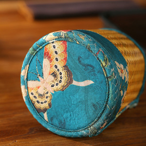 Handmade Bamboo Woven <b>Tea</b> Holder Cylinder Traditional Chinese Style <b>Tea</b> <b>Set</b> Accessories For Kung Fu <b>Tea</b> Ceremony - Product Image 4