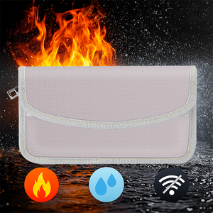 Sac Faraday pour bloquer les signaux GPS et RFID, protection contre le suivi et l'espionnage, protection de la vie privée, imperméable et ignifuge - Product Image 2