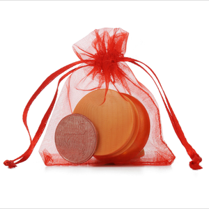 Sacs en filet personnalisés avec cordon de serrage, promotionnels, colorés, différentes tailles, pochettes en organza vierges, sacs en filet rose arc-en-ciel - Product Image 5